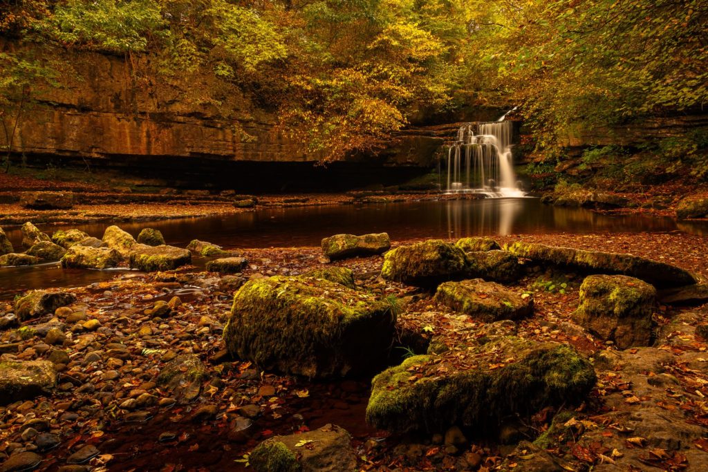 Autumn - waterfall