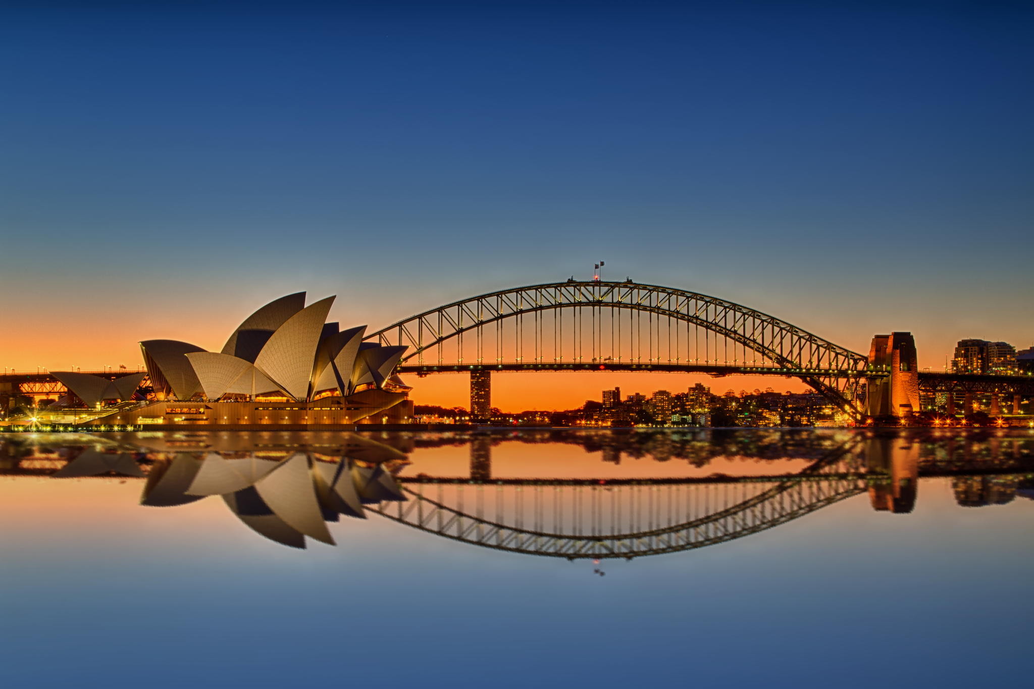 Sydney - Opera and Harbour Bridge