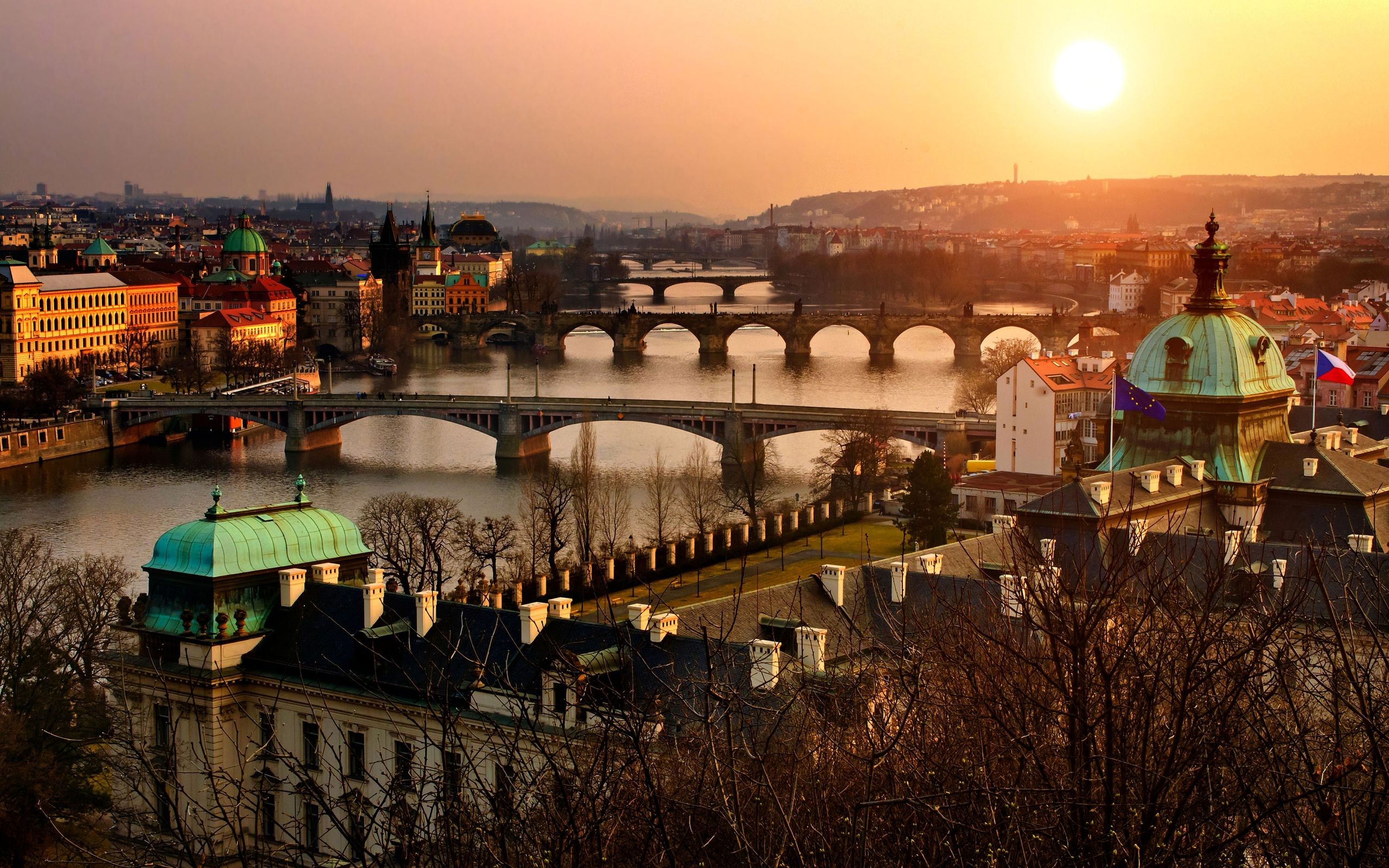 Prague bridges, Czechia