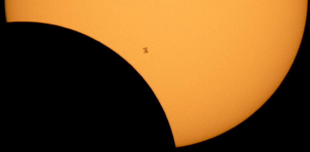 2017 Total Solar Eclipse - ISS Transit