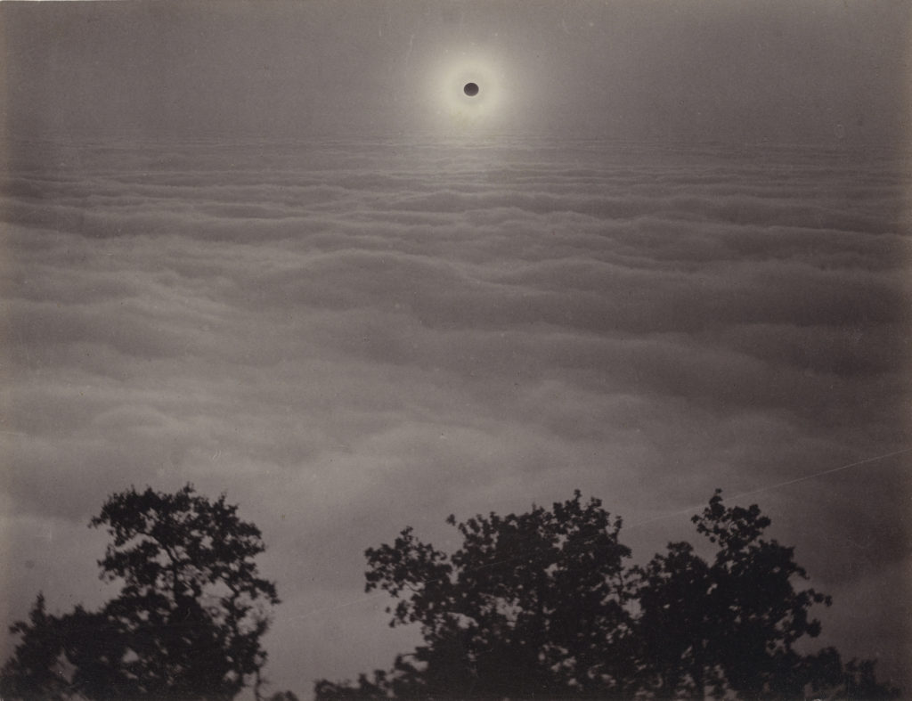 Solar Eclipse from Mount Santa Lucia, January 1, 1889