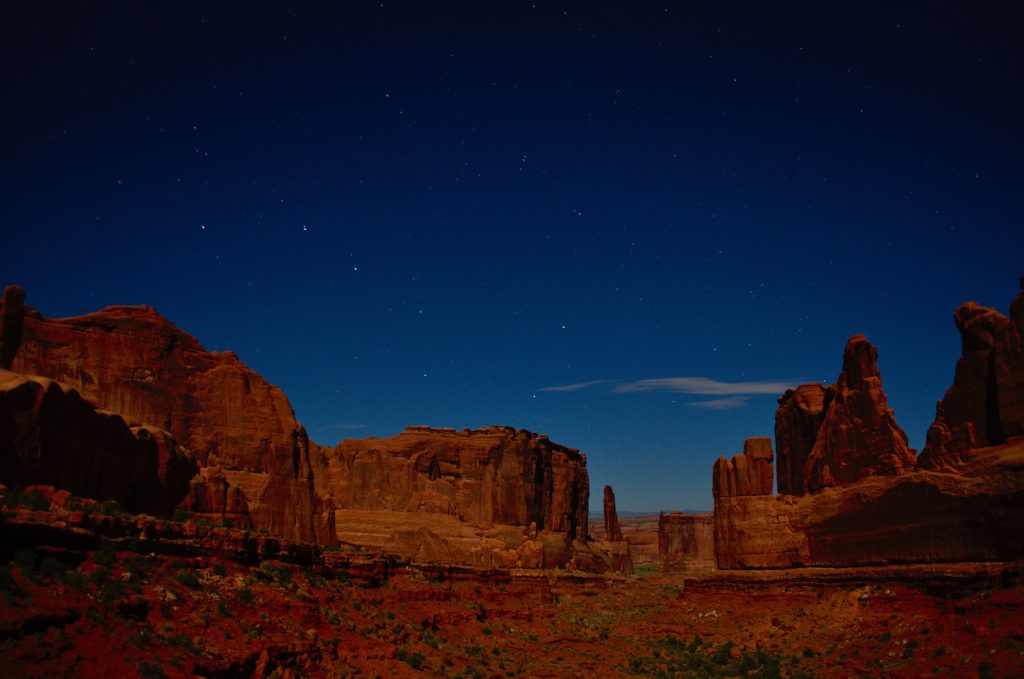 Big Dipper over Arches National Park