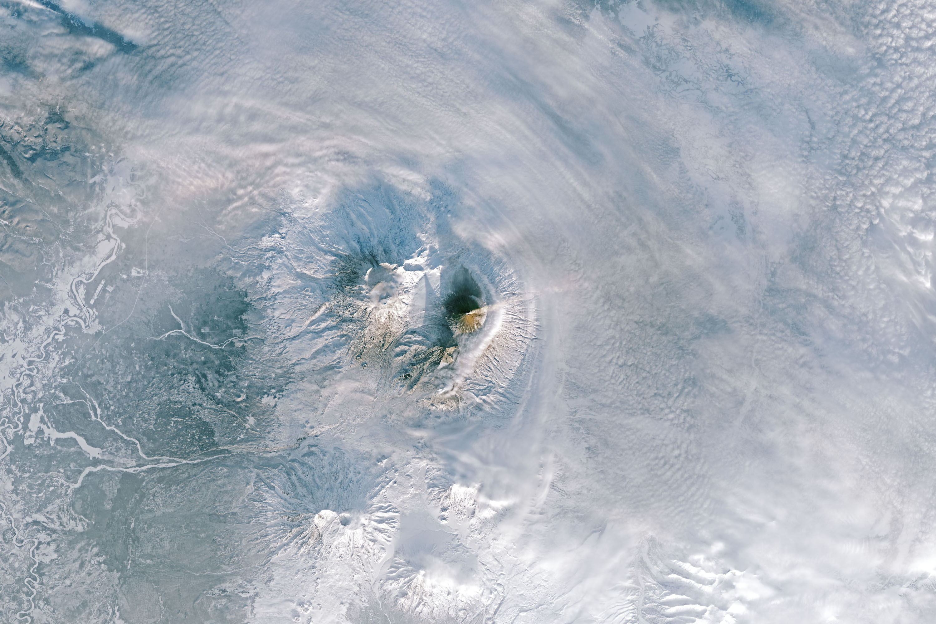 Klyuchevskaya Volcano Eruption, Kamtchatka, Russia