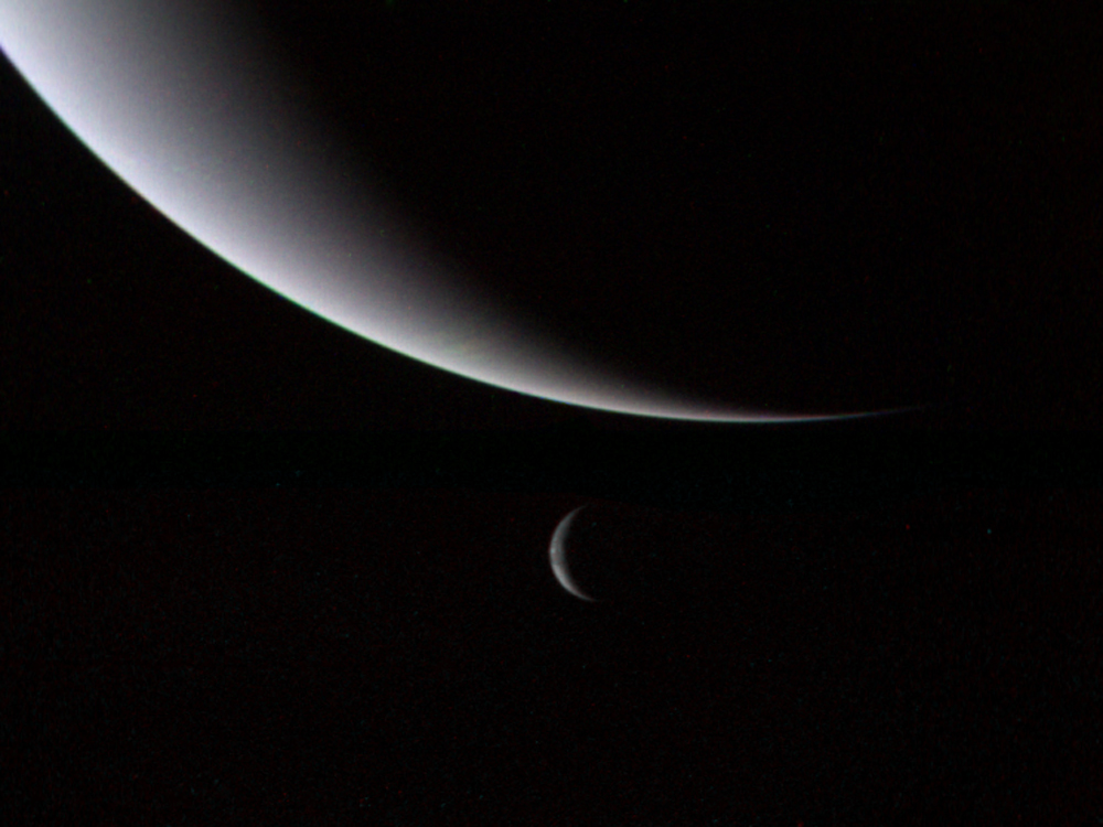Neptune and its moon Triton