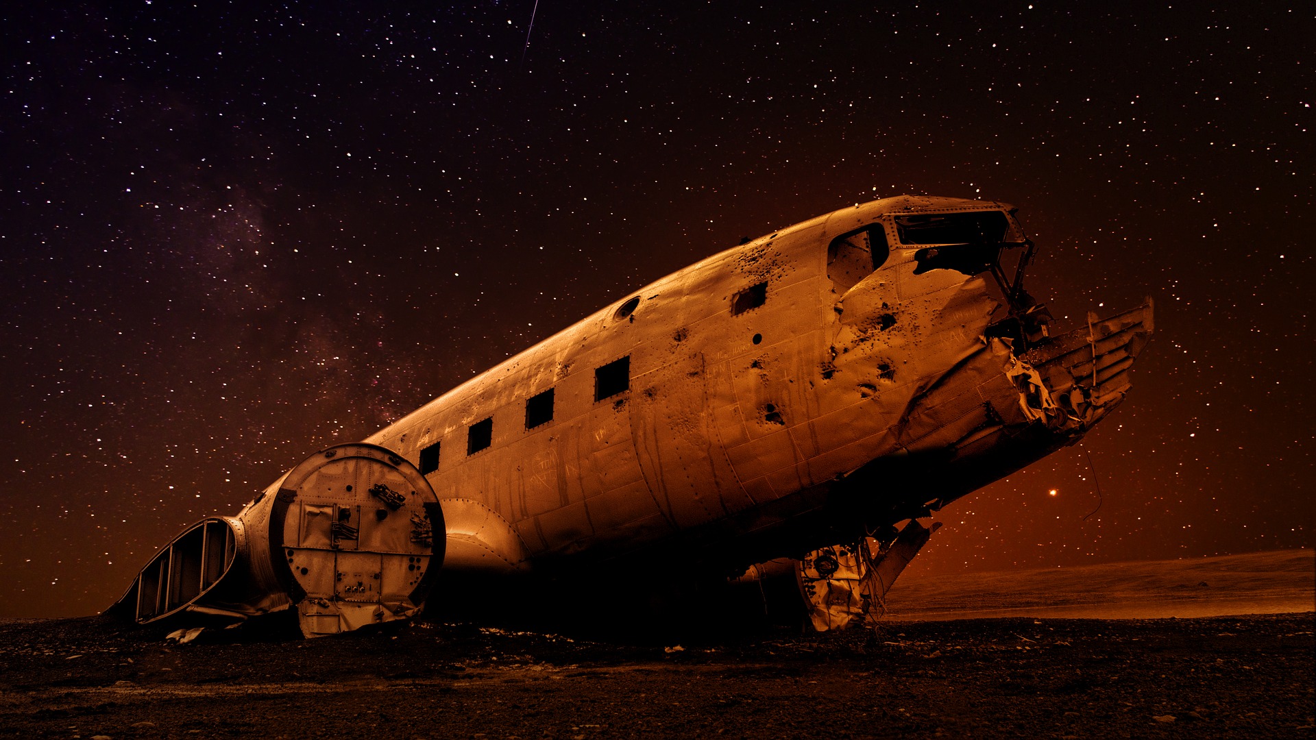 Wreck of plane, Sólheimasandur, Iceland