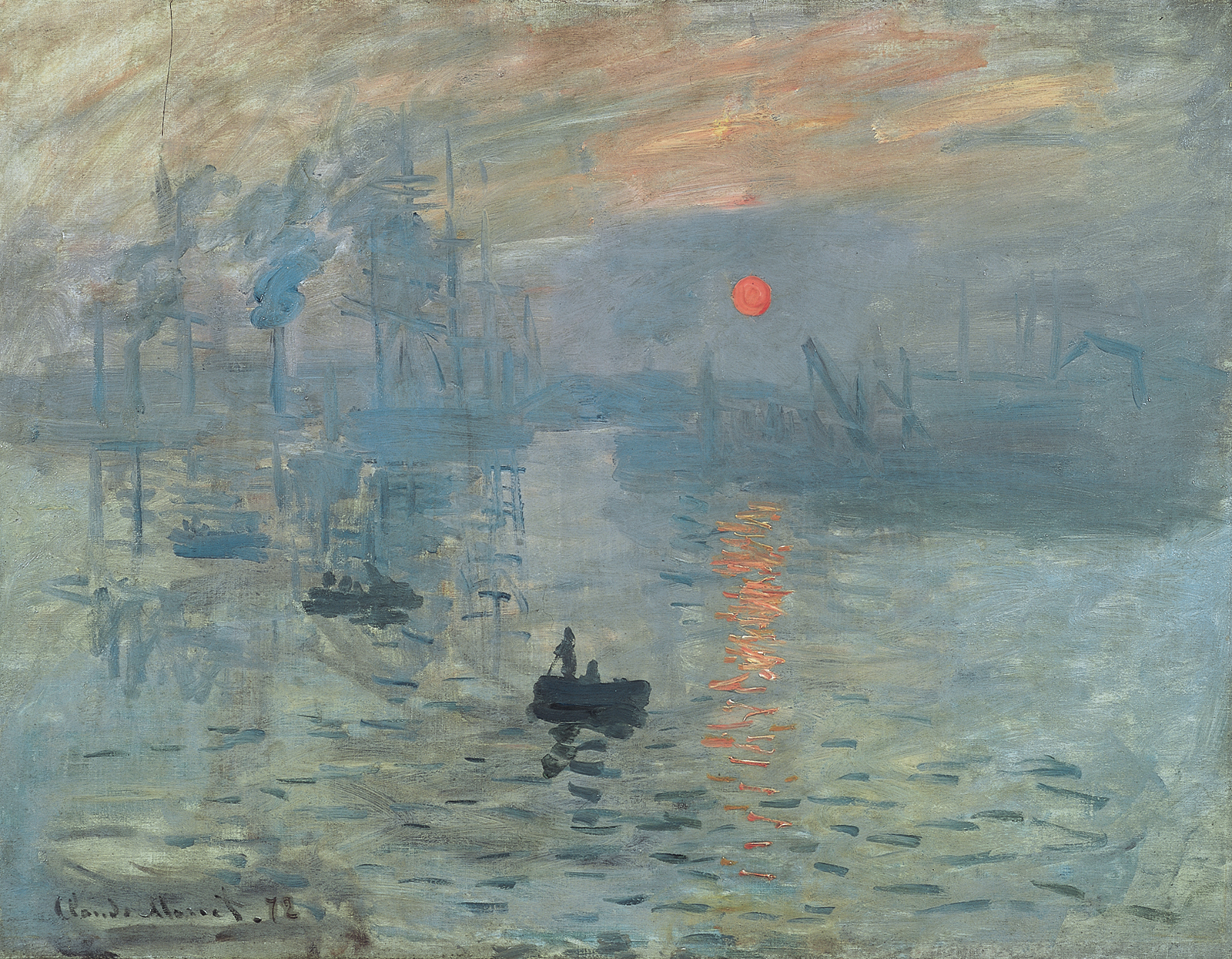 Impression, soleil levant, Claude Monet, 1872