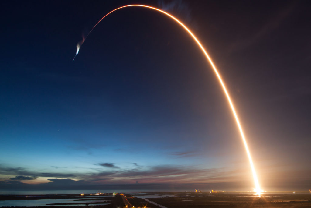 SpaceX Dragon launch by Falcon 9