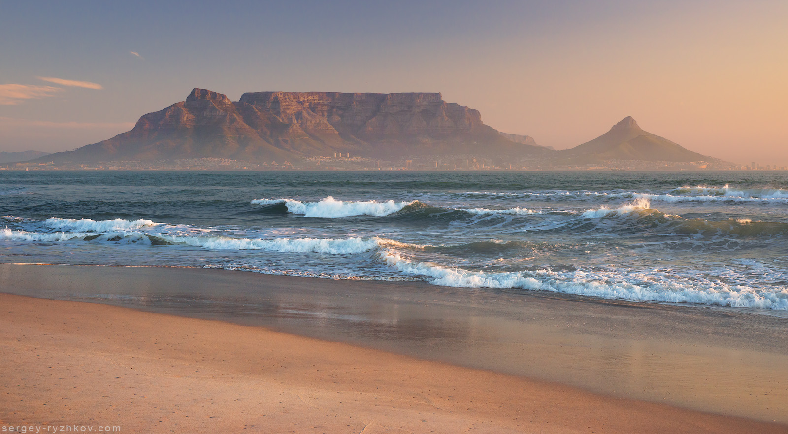 Sunset Beach near Cape Town