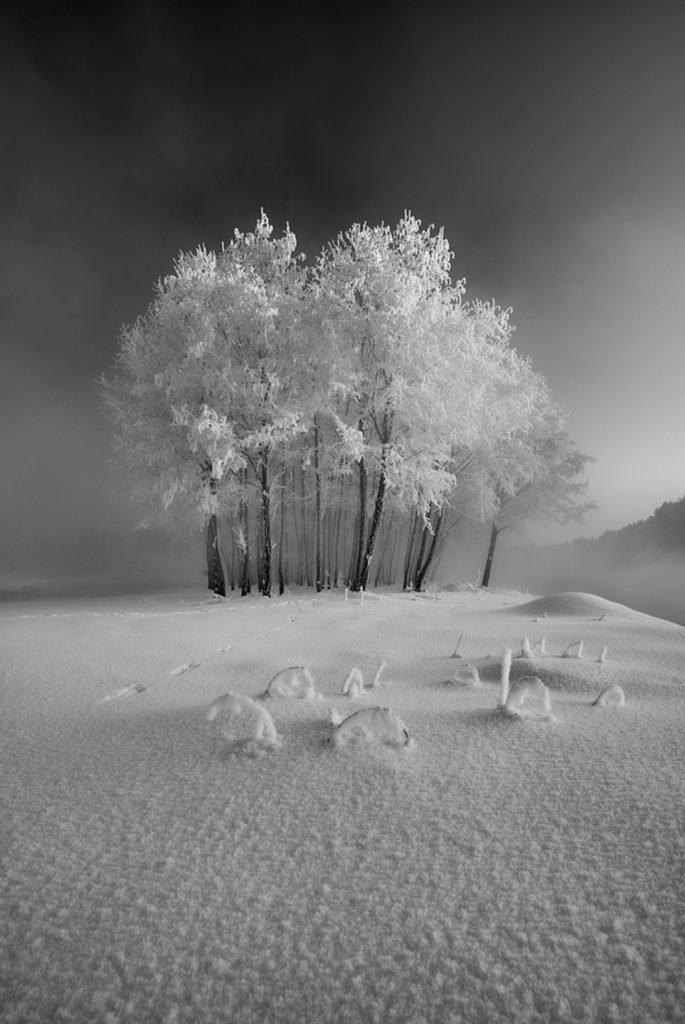 First snow, Poland