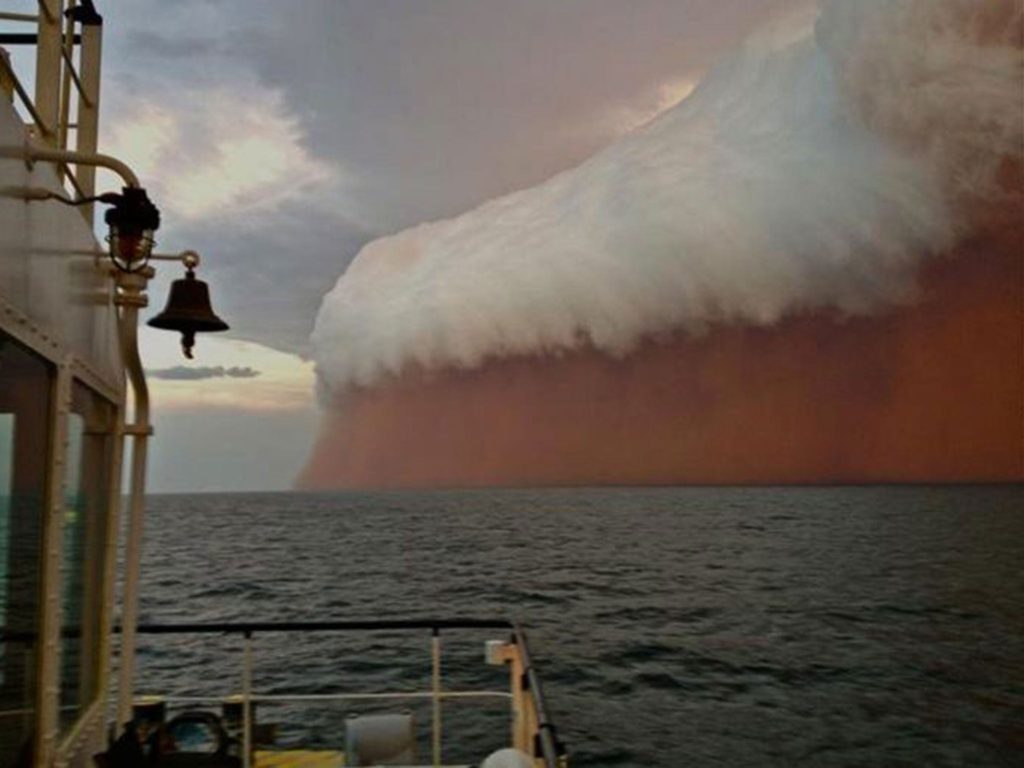Dust storm, Australia