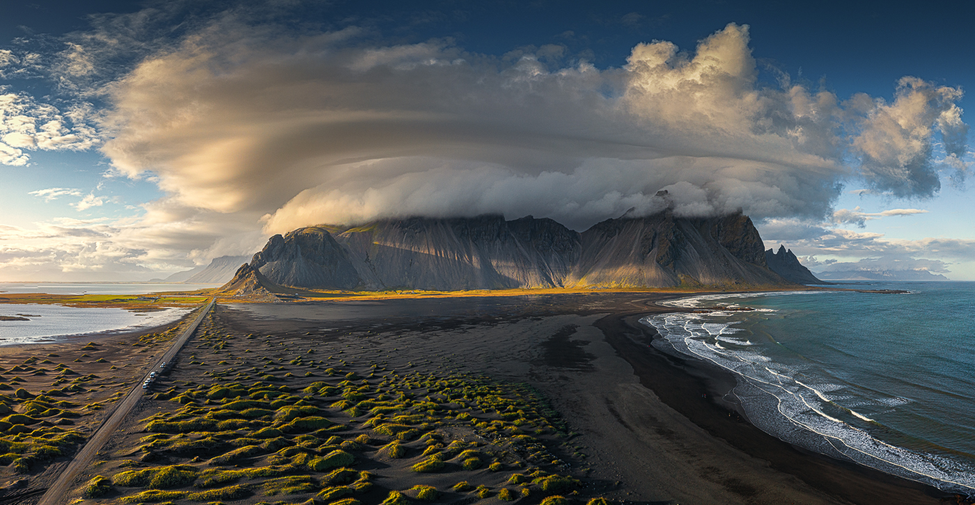 Vestrahorn storm, Iceland