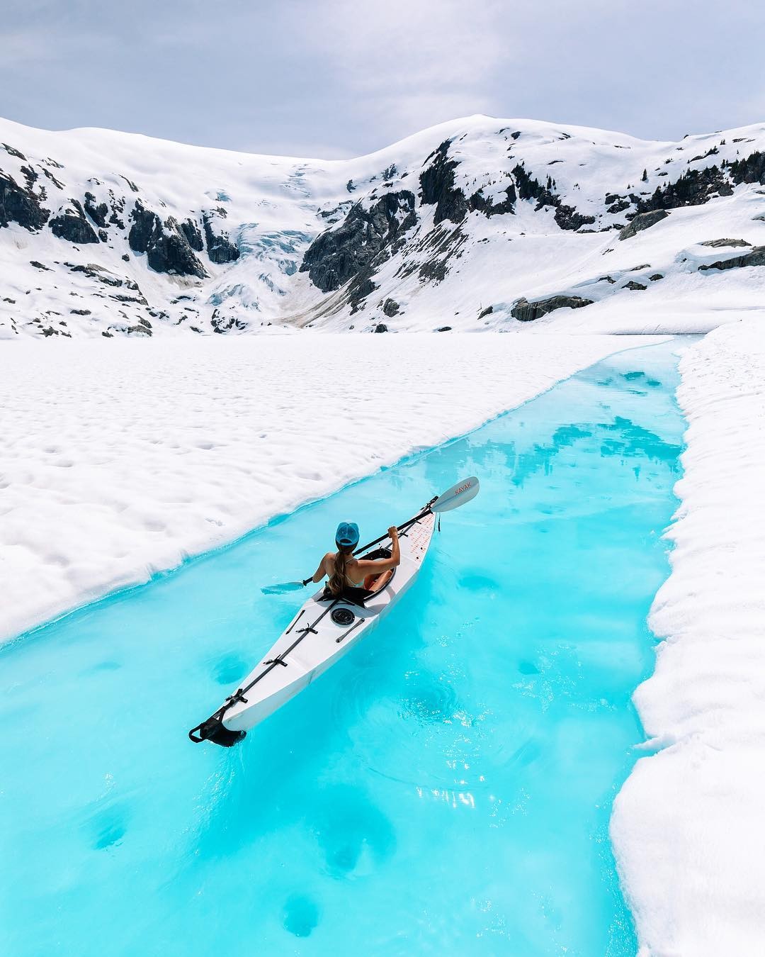 Glacier Kayaking in British Columbia, Canada