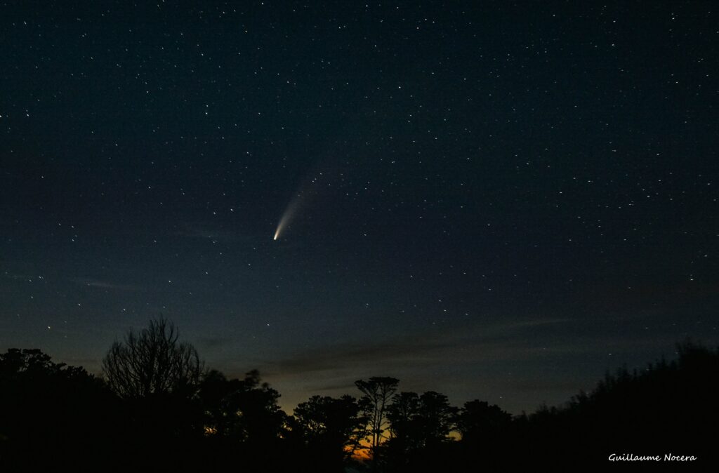 Comet Neowise, Brittany, France